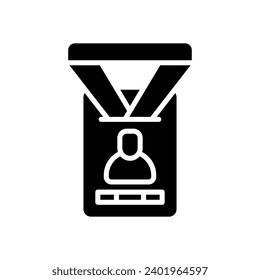Icon der ID-Karte. Vektorsymbol für Ihre Website, Ihr Handy, Ihre Präsentation und Ihr Logo-Design.