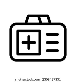 Id Card Icon Vector Symbol Design Illustration