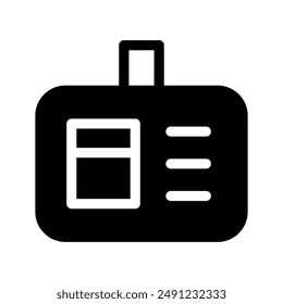 ID-Card-Symbol Vektorgrafik Symbol Design Illustration