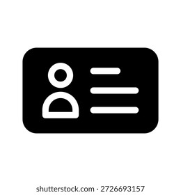 Ilustração De Design Do Símbolo Vetor Do Ícone Da Placa De Id