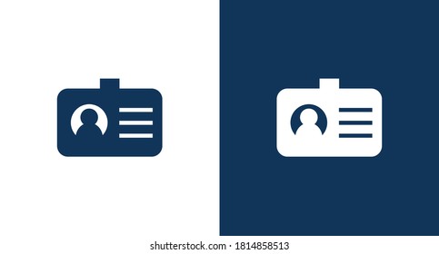 ID card icon for web and mobile