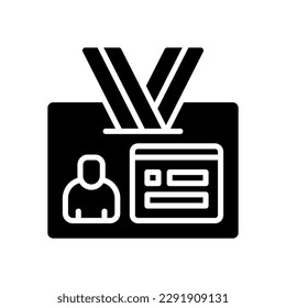 ID-Card-Icon für Ihre Website, Ihr Handy, Ihre Präsentation und Ihr Logo-Design.