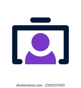 ID-Karte-Symbol für Ihr Website-Design, Logo, App, Benutzeroberfläche.