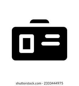 id card icon for your website design, logo, app, UI.