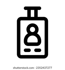 id card icon for your website, mobile, presentation, and logo design.