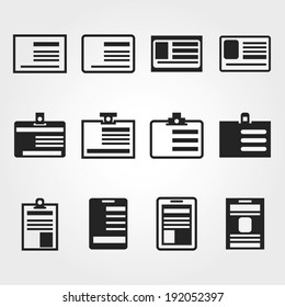 id card icons