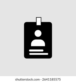 ID card icons, smart arts for ux ui, new modern, editable icon for project, vector illustration file, popular icon isolated.