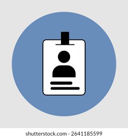 ID card icons, smart arts for ux ui, new modern, editable icon for project, vector illustration file, popular icon isolated.