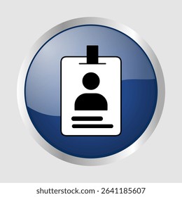ID card icons, smart arts for ux ui, new modern, editable icon for project, vector illustration file, popular icon isolated.