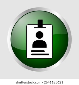 ID card icons, smart arts for ux ui, new modern, editable icon for project, vector illustration file, popular icon isolated.