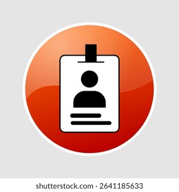 ID card icons, smart arts for ux ui, new modern, editable icon for project, vector illustration file, popular icon isolated.