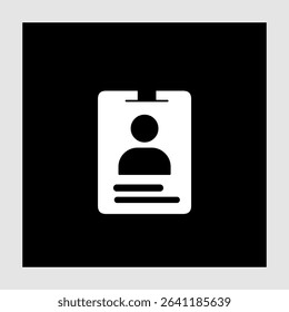 ID card icons, smart arts for ux ui, new modern, editable icon for project, vector illustration file, popular icon isolated.