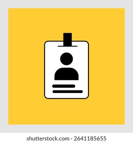 ID card icons, smart arts for ux ui, new modern, editable icon for project, vector illustration file, popular icon isolated.