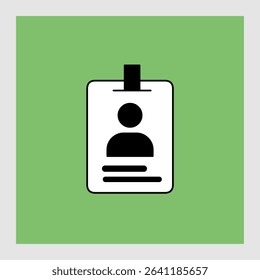 ID card icons, smart arts for ux ui, new modern, editable icon for project, vector illustration file, popular icon isolated.