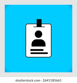 ID card icons, smart arts for ux ui, new modern, editable icon for project, vector illustration file, popular icon isolated.