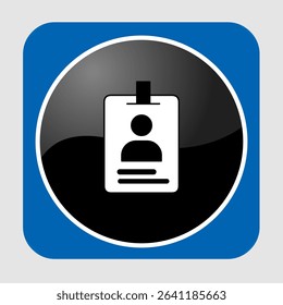 ID card icons, smart arts for ux ui, new modern, editable icon for project, vector illustration file, popular icon isolated.