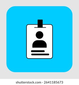 ID card icons, smart arts for ux ui, new modern, editable icon for project, vector illustration file, popular icon isolated.