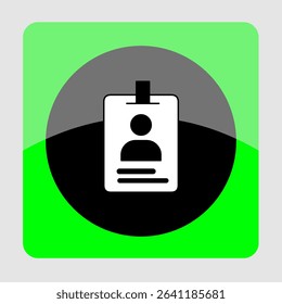 ID card icons, smart arts for ux ui, new modern, editable icon for project, vector illustration file, popular icon isolated.