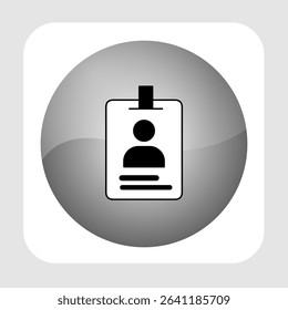 ID card icons, smart arts for ux ui, new modern, editable icon for project, vector illustration file, popular icon isolated.