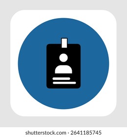 ID card icons, smart arts for ux ui, new modern, editable icon for project, vector illustration file, popular icon isolated.