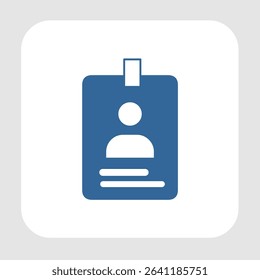 ID card icons, smart arts for ux ui, new modern, editable icon for project, vector illustration file, popular icon isolated.