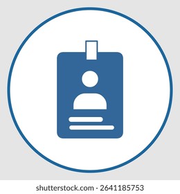 ID card icons, smart arts for ux ui, new modern, editable icon for project, vector illustration file, popular icon isolated.