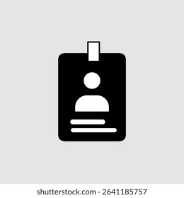 ID card icons, smart arts for ux ui, new modern, editable icon for project, vector illustration file, popular icon isolated.