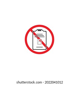 ID Card isolated logo template vector icon illustration design 
