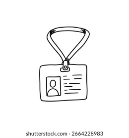 Cartão de identificação com cartão de crédito para identificação e segurança Use Image