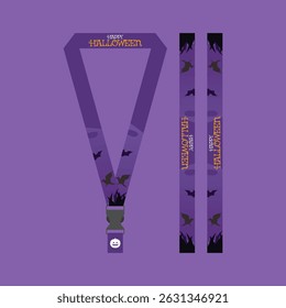 id card lanyard mockup design with a modern, minimalist and cool concept