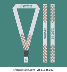 id card lanyard with modern minimalist and elegant design