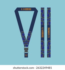 id card lanyard with modern minimalist and elegant design