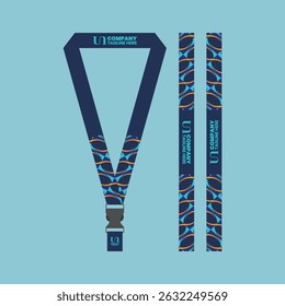id card lanyard with modern minimalist and elegant design