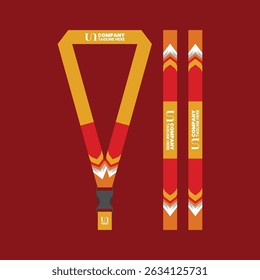 id card lanyard with modern minimalist and elegant design