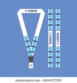 id card lanyard with modern minimalist and elegant design