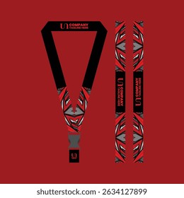 id card lanyard with modern minimalist and elegant design