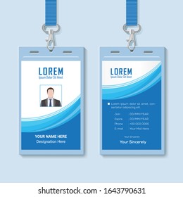 Id Card Lanyard Set Isolated Vector Stock Vector (Royalty Free ...