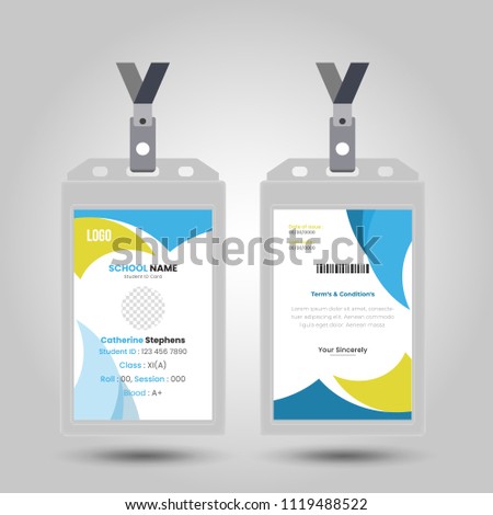 id card lanyard set