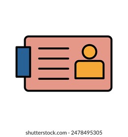 Logotipo e icono de la tarjeta de identificación 