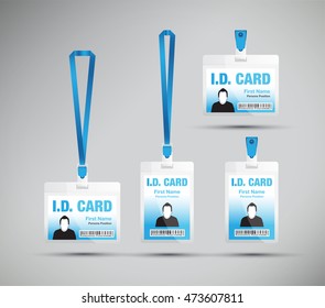 id card man blue