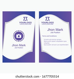 Id Card Modern Vector Design Template