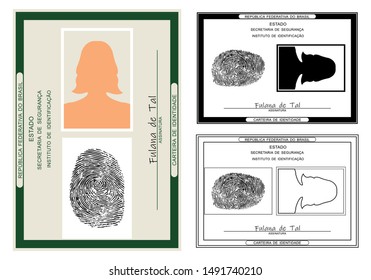 ID card. Only graphical re...the original elements.