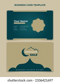 Design der ID Card-Vorlage in grün und braun. Design der grünen ID-Karte. Auch gute Vorlage für andere Visitenkarten-Design.