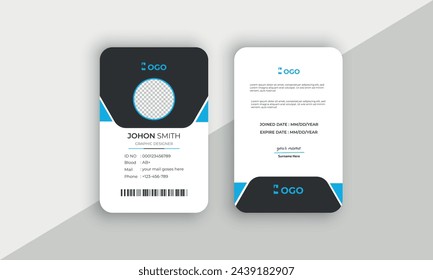 ID Card Template design ,Office,Employee for your company