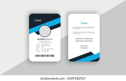 ID Card Template design ,Office,Employee for your company