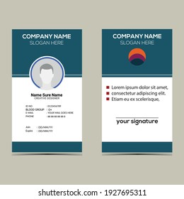 

ID Card Template vector design. 