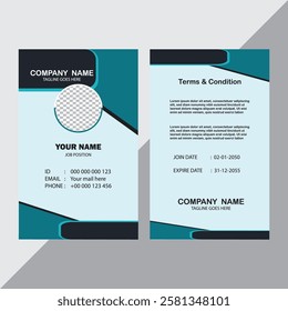 ID card templet Flyer Design .eps
