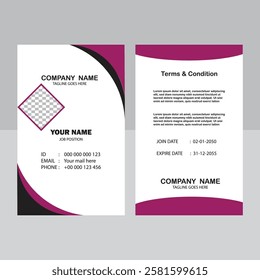 ID card templet Flyer Design