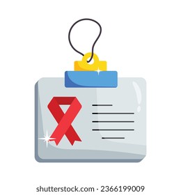 Id card vector colorful stickers Icon Design illustration. EPS 10 File