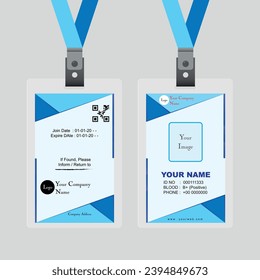Id Card Vector Design Template